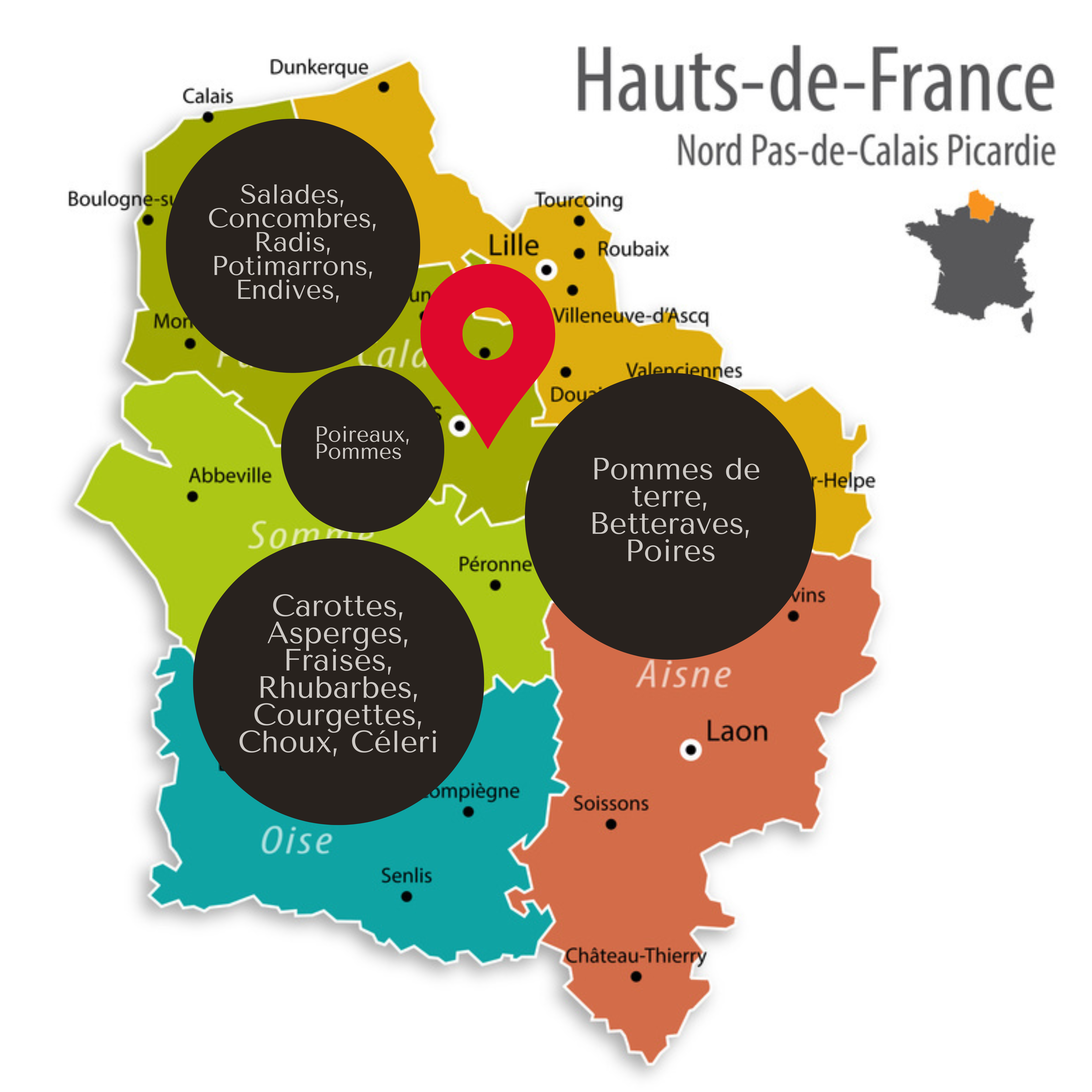 Carte des Hauts-de-France (2)